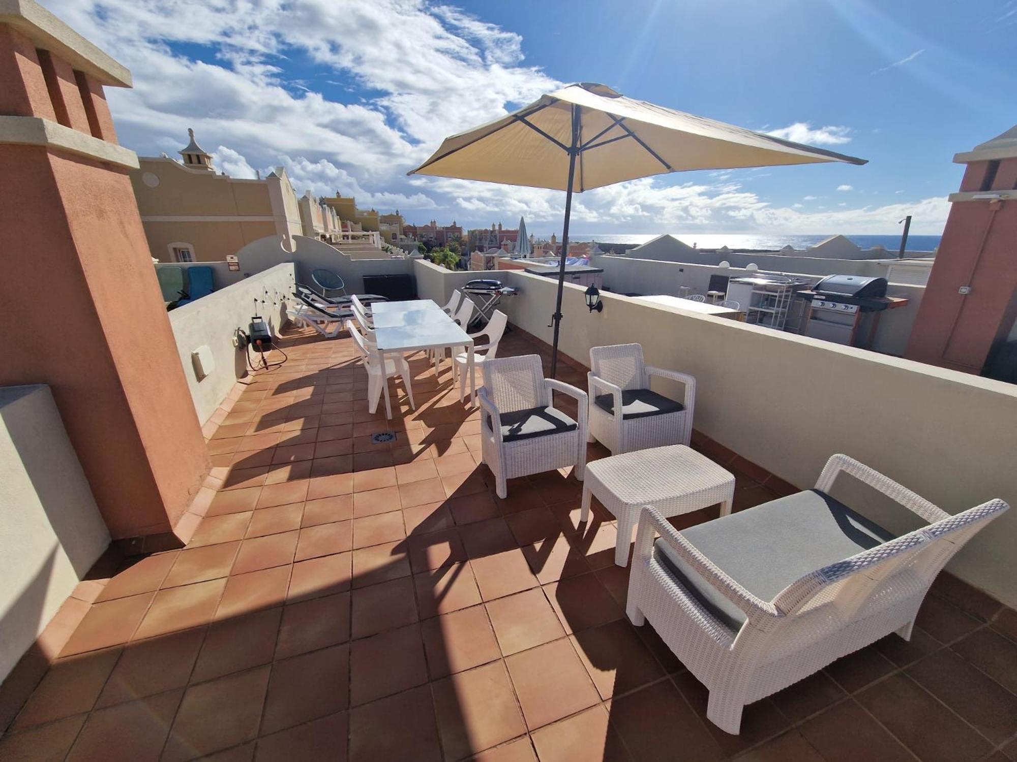 Sunset Rooftop Terrace Apartment Palm-mar Esterno foto